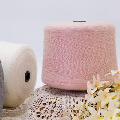 Macrame teñido de acrílico mezcla de hilo de cachemira como tejido de punto de lujo 2/36Nm