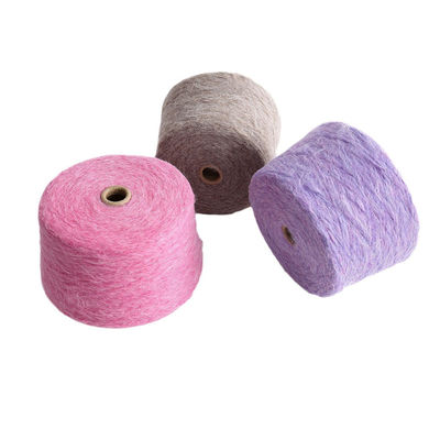 Macrame teñido de acrílico mezcla de hilo de cachemira como tejido de punto de lujo 2/36Nm