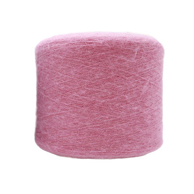 Tejido mezclado confortable Spandex mezclado suéter de hilo elegante cepillado suave teñido tocado 100% de hilo acrílico puro