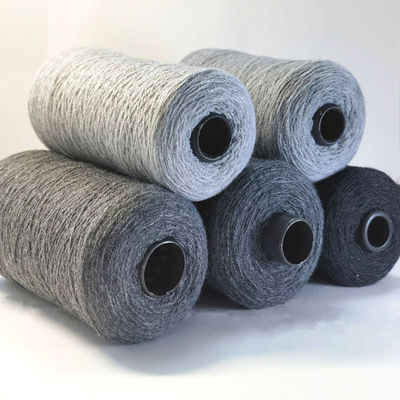 Poliéster suave/espun acrílico 44% 28Nm/2 suéter mixto de nylon 2/36Nm Lana mezclada con sensación y lujo 100% hilo acrílico para tejer