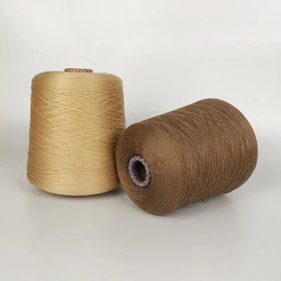 Tricotado 16S Contigo de hilo de lujo Circula Blanco 30F Viscosa Spun para el calor