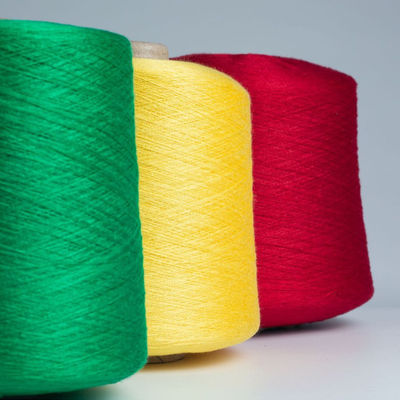 Filamentos de poliéster 300D de fibras de fibra de fibra de fibra de viscosa de color radial mezclado 30S/2 75D/24F de fibra de viscosa teñida