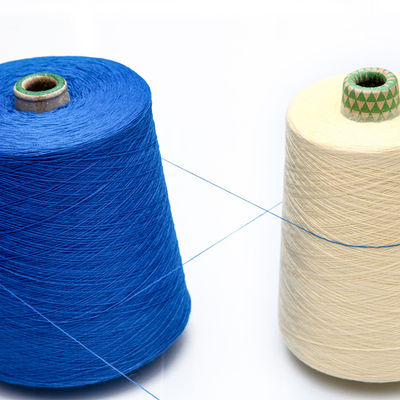 Filamentos de poliéster para coser de espuma blanca 202 anillo espuma Dacron 50D-600D Filamentos teñidos 20S/3 Cotton Melt 30/1 Fibra