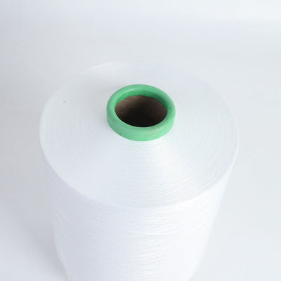 Revestido con recubrimiento brillante 210D de hilo reciclado con bucle de oreja blanco puro 300D 75D 70D