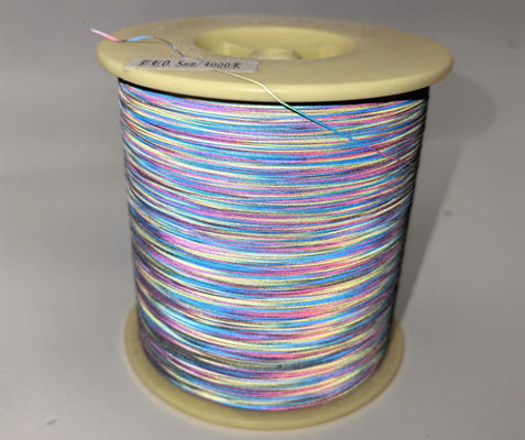 El hilo reflector del arco iris de alta visibilidad para coser ropa y tejer