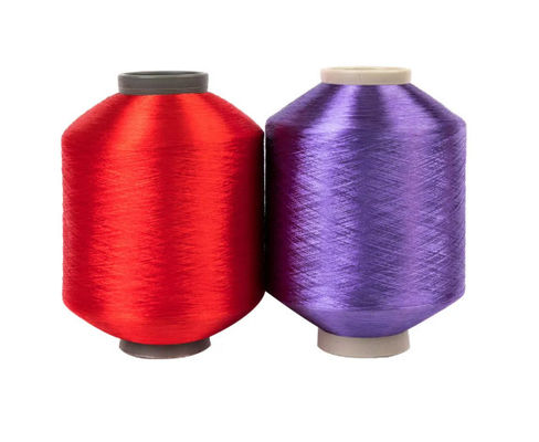 Filamentos de poliéster brillante de diamantes 75/36 Tex Fdy para tejidos textiles